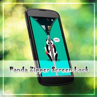 Panda Zipper Affiche