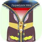 Mini Yellow Zipper Lock HD - Lock Screen icon