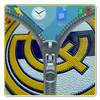 Real Madrid Flag Zipper Lock icono