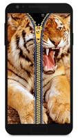 Tiger zipper 2 - fake Affiche