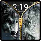 Icona Zipper Lock Screen Wolf