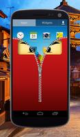 Ninja Zipper Lock Screen capture d'écran 2
