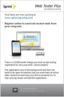 Sprint Web Texter Plus Plakat