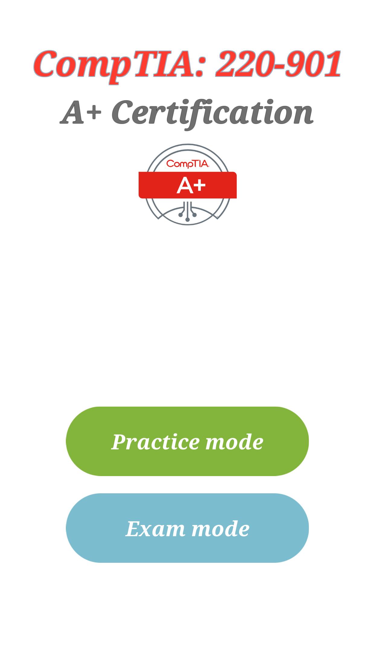 Free A Certification Practice Test Part 2 Answers From