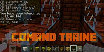 Map of Comand train for MCPE poster