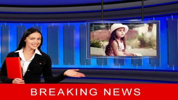 Breaking News Photo Frame ポスター