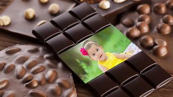 Chocolate Photo Frame Affiche