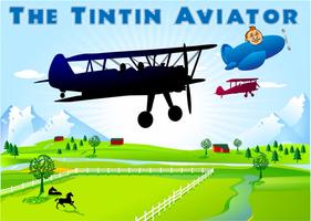 The Tintin Aviator Affiche