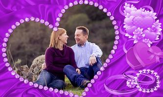 Love Romantic Frames Photo Editor Cartaz