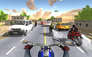 Highway Moto Bike Racing Stunt captura de pantalla 1