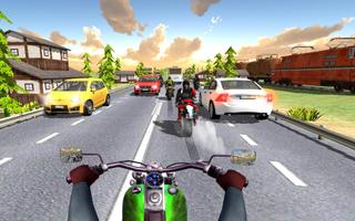 Highway Moto Bike Racing Stunt скриншот 2