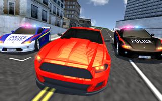 Police Car Chase Smash Game Ekran Görüntüsü 1