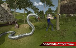 Snake Simulator Anaconda Attacco... ポスター