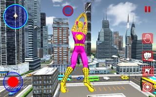 Flying Spider Super Hero Survival Affiche