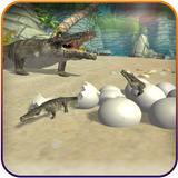 Crocodile Simulator Attack 3D icône