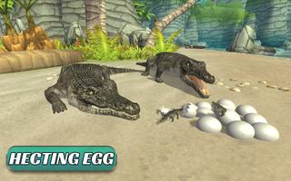 Crocodile Simulator Attack 3D capture d'écran 1