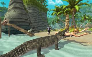 Crocodile Simulator Attack 3D capture d'écran 2
