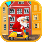 Santa Claus Moto أيقونة