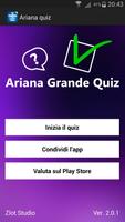 Ariana Grande Quiz in italiano Cartaz