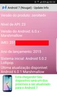 Info Atualização Android 7 capture d'écran 2