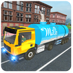 City Milk Supply Truck 3D