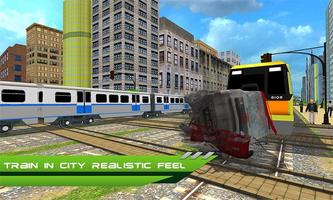 برنامه‌نما Driving Metro Train Sim 3D عکس از صفحه