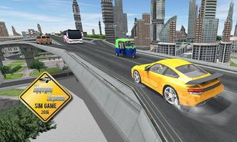 Driving School Sim Game Affiche