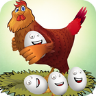 Egg Farm - Hühnerzucht Zeichen