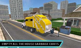 Real City Garbage Truck sim 3D poster