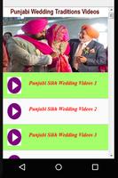 Punjabi Wedding Traditions Videos capture d'écran 2