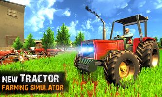 Tracteur Farm Life Simulato 3D Affiche