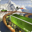 Army Cargo Truck Hard Driving