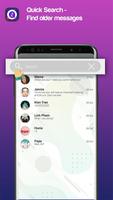 Z SMS Messenger – SMS Messages App اسکرین شاٹ 1