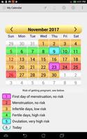 Calendario Menstrual Ovulación Poster