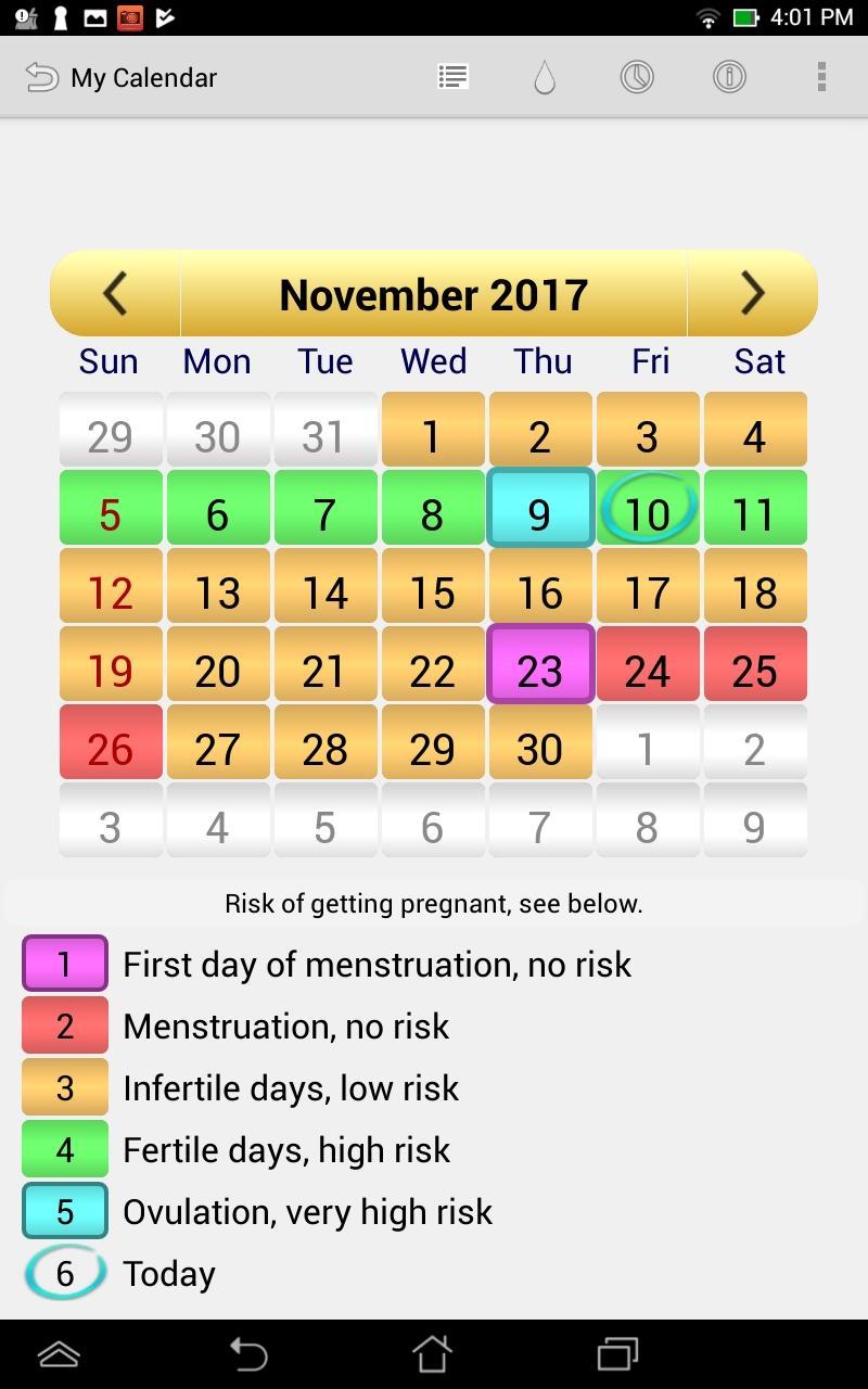 Menstrual Ovulation Calendar For Android Apk Download 