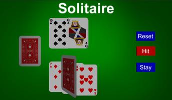 Classic Card Game Solitaire Poster