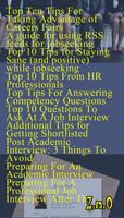 Job seeking & Interview Tips syot layar 2