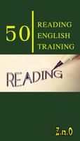 50 Reading English Training plakat