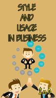 STYLE AND USAGE IN BUSINESS Affiche
