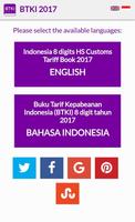 Indonesia Customs Tariff 2017 poster
