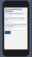 Compounded Interest Calculator Poster