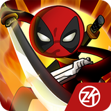Stick vs zombie - Stickman warriors - Epic fight icône