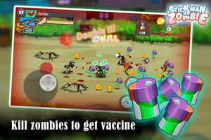 Stick vs zombie - Stickman warriors - Epic fight تصوير الشاشة 2