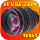 8K Mega Zoom Camera UHD-icoon