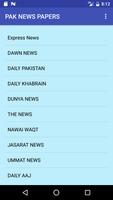 PAK NEWSPAPERS اسکرین شاٹ 1