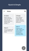 Notepad Simple Notesonly Affiche