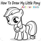 Draw Cute My Little Pony Videos-icoon