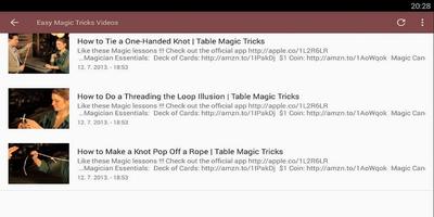 Easy Magic Tricks Videos স্ক্রিনশট 1