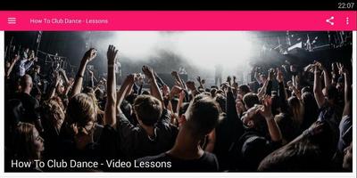 How To Club Dance - Lessons Affiche
