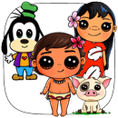 How To Draw Cute Disney Characters Tutorial APK